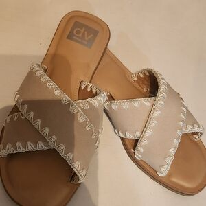 Dolce Vita Beige Sandals  Jaylee strap sandles with Crisscross